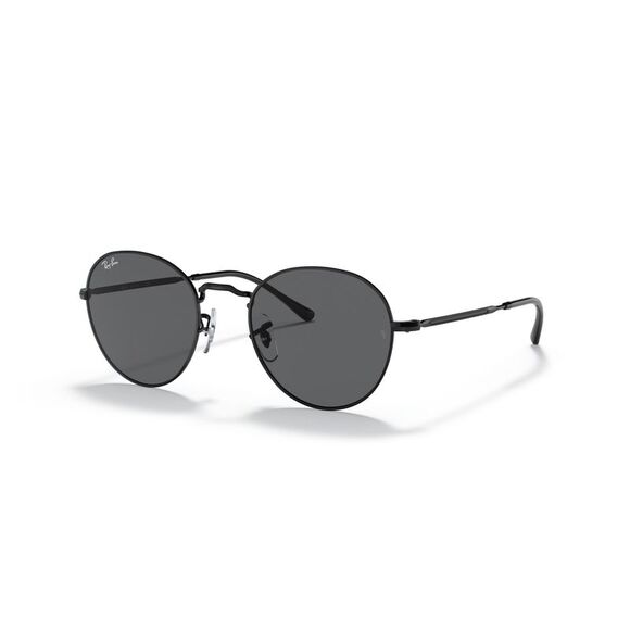 Ray-Ban Round Metal– Black with Dark Lenses Sleek Vintage Sunglasses